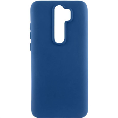 Накладка (з мікрофіброю) Silicone Cover Lakshmi для Xiaomi Redmi 9- темно-синій
