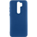 Накладка (з мікрофіброю) Silicone Cover Lakshmi для Xiaomi Redmi 9- темно-синій