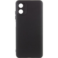 Накладка (з мікрофіброю) Silicone Cover Lakshmi Full Camera для Motorola Moto G04 / G04s / E14- чорний