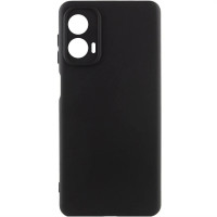 Накладка (з мікрофіброю) Silicone Cover Lakshmi Full Camera для Motorola Moto G85- чорний