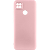 Накладка (з мікрофіброю) Silicone Cover Lakshmi Full Camera для Oppo A15s / A15- рожевий