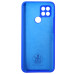 Накладка (з мікрофіброю) Silicone Cover Lakshmi Full Camera для Oppo A15s / A15- ультра-синій