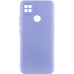 Накладка (з мікрофіброю) Silicone Cover Lakshmi Full Camera для Oppo A15s / A15- бузковий