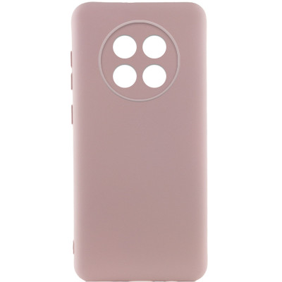 Накладка (з мікрофіброю) Silicone Cover Lakshmi Full Camera для Realme 12 5G- рожевий пісок