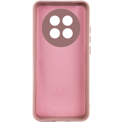 Накладка (з мікрофіброю) Silicone Cover Lakshmi Full Camera для Realme 12 5G- рожевий пісок