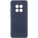 Накладка (з мікрофіброю) Silicone Cover Lakshmi Full Camera для Realme 12 5G- темно-синій