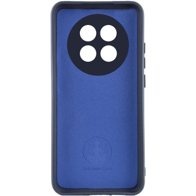 Накладка (з мікрофіброю) Silicone Cover Lakshmi Full Camera для Realme 12 5G- темно-синій