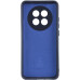 Накладка (з мікрофіброю) Silicone Cover Lakshmi Full Camera для Realme 12 5G- темно-синій