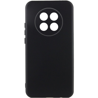 Накладка (з мікрофіброю) Silicone Cover Lakshmi Full Camera для Realme 12 5G- чорний