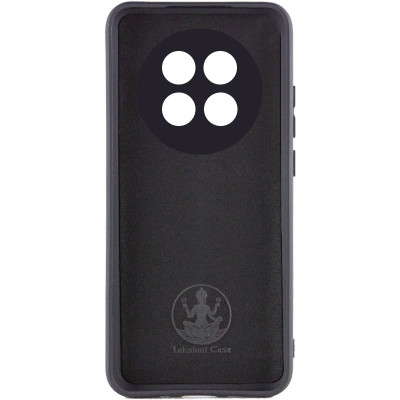 Накладка (з мікрофіброю) Silicone Cover Lakshmi Full Camera для Realme 12 5G- чорний