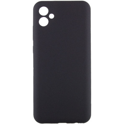 Накладка (з мікрофіброю) Silicone Cover Lakshmi Full Camera для Samsung A06- чорний