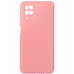 Накладка (з мікрофіброю) Silicone Cover Lakshmi Full Camera для Samsung A12 / A125 / M12- рожевий