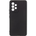 Накладка (з мікрофіброю) Silicone Cover Lakshmi Full Camera для Samsung A53 5G- чорний