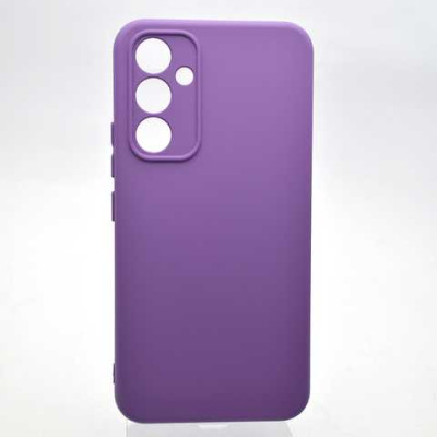 Накладка (з мікрофіброю) Silicone Cover Lakshmi Full Camera для Samsung M35 5G- фіолетовий