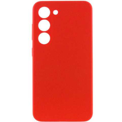 Накладка (з мікрофіброю) Silicone Cover Lakshmi Full Camera для Samsung M35 5G- червоний