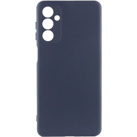Накладка (з мікрофіброю) Silicone Cover Lakshmi Full Camera для Samsung M35 5G- темно-синій