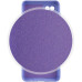 Накладка (з мікрофіброю) Silicone Cover Lakshmi Full Camera для Samsung M35 5G- бузковий