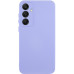 Накладка (з мікрофіброю) Silicone Cover Lakshmi Full Camera для Samsung S24 FE- бузковий