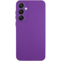 Накладка (з мікрофіброю) Silicone Cover Lakshmi Full Camera для Samsung S24 FE- фіолетовий
