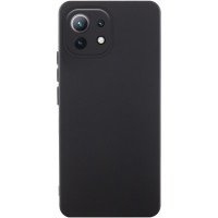 Накладка (з мікрофіброю) Silicone Cover Lakshmi Full Camera для Xiaomi Mi 11 Lite- чорний