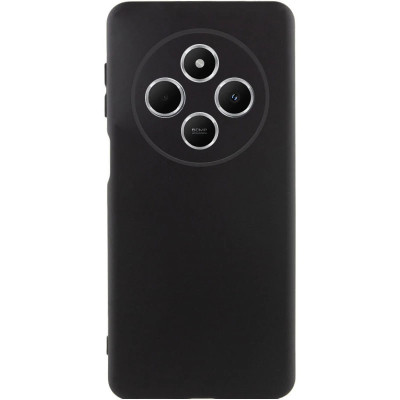 Накладка (з мікрофіброю) Silicone Cover Lakshmi Full Camera для Xiaomi Redmi 14C / Redmi A4 / Poco C75- чорний