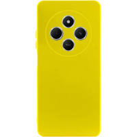 Накладка (з мікрофіброю) Silicone Cover Lakshmi Full Camera для Xiaomi Redmi 14C / Redmi A4 / Poco C75- жовтий