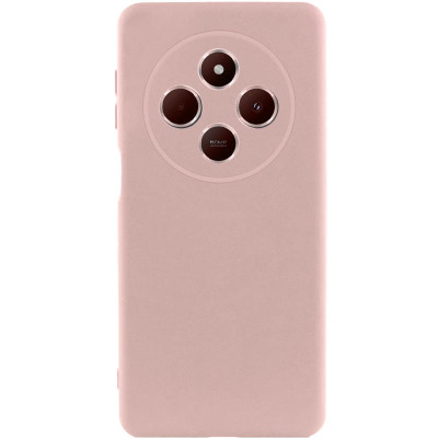 Накладка (з мікрофіброю) Silicone Cover Lakshmi Full Camera для Xiaomi Redmi 14C / Redmi A4 / Poco C75- рожевий пісок