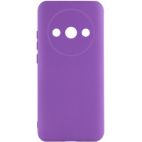 Накладка (з мікрофіброю) Silicone Cover Lakshmi Full Camera для Xiaomi Redmi A3- фіолетовий