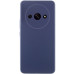 Накладка (з мікрофіброю) Silicone Cover Lakshmi Full Camera для Xiaomi Redmi A3- темно-синій