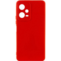 Накладка (з мікрофіброю) Silicone Cover Lakshmi Full Camera для Xiaomi Redmi Note 12 Pro 5G- червоний