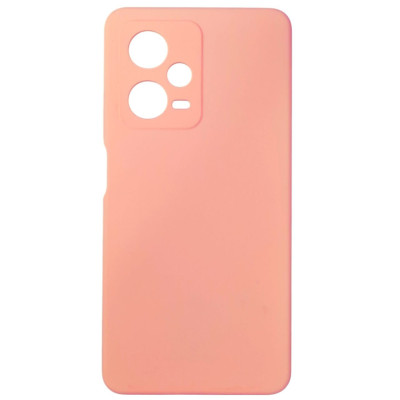 Накладка (з мікрофіброю) Silicone Cover Lakshmi Full Camera для Xiaomi Redmi Note 12 Pro 5G- рожевий