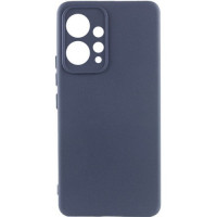 Накладка (з мікрофіброю) Silicone Cover Lakshmi Full Camera для Xiaomi Redmi Note 12 Pro 5G- темно-синій