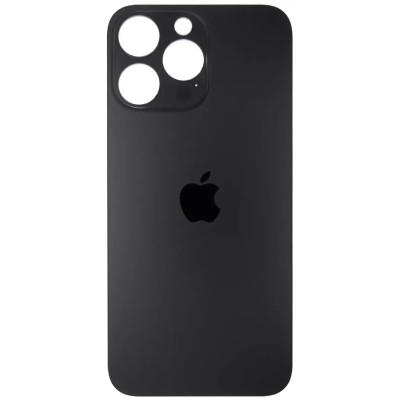 Задня кришка для iPhone 15 Pro (big hole) Black Titanium