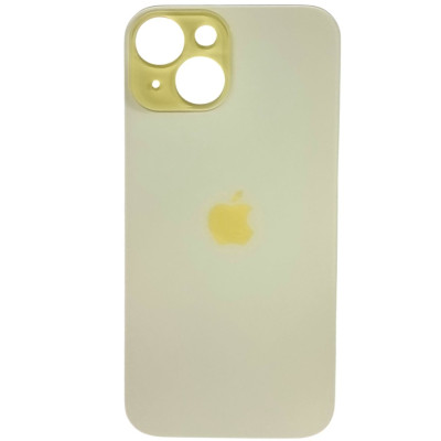 Задня кришка для iPhone 15 Plus (big hole) Yellow