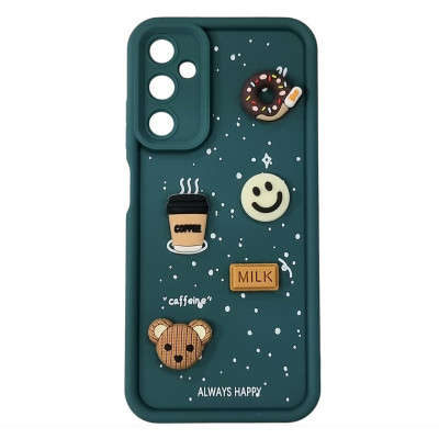 Накладка TPU Toys Case Always Happy для Samsung A05s / A057- сосново-зелений Накладка TPU Toys Case Always Happy для Samsung A05s / A057- сосново-зелений