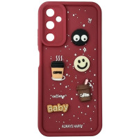 Накладка TPU Toys Case Always Happy для Samsung A05s / A057- червоний Накладка TPU Toys Case Always Happy для Samsung A05s / A057- червоний
