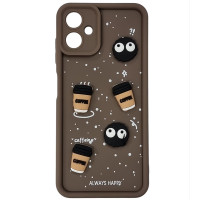 Накладка TPU Toys Case Always Happy для Samsung A06- коричневий