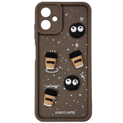 Накладка TPU Toys Case Always Happy для Samsung A06- коричневий
