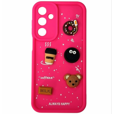 Накладка TPU Toys Case Always Happy для Samsung A16- яскраво рожевий Накладка TPU Toys Case Always Happy для Samsung A16- яскраво рожевий