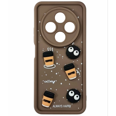 Накладка TPU Toys Case Always Happy для Xiaomi Redmi 14C / Redmi A4 / Poco C75- коричневий Накладка TPU Toys Case Always Happy для Xiaomi Redmi 14C / Redmi A4 / Poco C75- коричневий