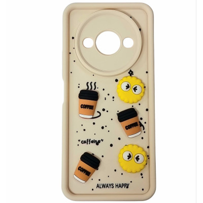 Накладка TPU Toys Case Always Happy для Xiaomi Redmi A3- рожевий пісок Накладка TPU Toys Case Always Happy для Xiaomi Redmi A3- рожевий пісок