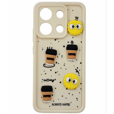 Накладка TPU Toys Case Always Happy для Xiaomi Redmi Note 13 4G- рожевий пісок Накладка TPU Toys Case Always Happy для Xiaomi Redmi Note 13 4G- рожевий пісок