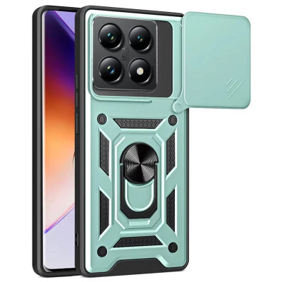 Протиударний чохол Camshield Serge Ring для Xiaomi 14T Pro- зелений Протиударний чохол Camshield Serge Ring для Xiaomi 14T Pro- зелений