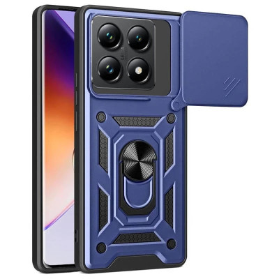 Протиударний чохол Camshield Serge Ring для Xiaomi 14T Pro- синій Протиударний чохол Camshield Serge Ring для Xiaomi 14T Pro- синій