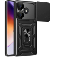 Протиударний чохол Camshield Serge Ring для Xiaomi Poco F6- чорний Протиударний чохол Camshield Serge Ring для Xiaomi Poco F6- чорний