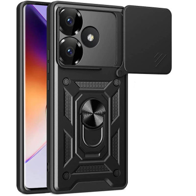 Протиударний чохол Camshield Serge Ring для Xiaomi Poco F6- чорний Протиударний чохол Camshield Serge Ring для Xiaomi Poco F6- чорний