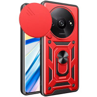 Протиударний чохол Camshield Serge Ring для Xiaomi Redmi A3- червоний Протиударний чохол Camshield Serge Ring для Xiaomi Redmi A3- червоний