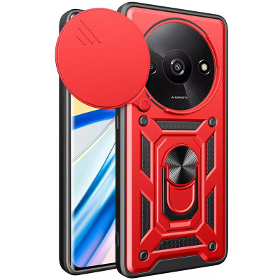 Протиударний чохол Camshield Serge Ring для Xiaomi Redmi A3- червоний Протиударний чохол Camshield Serge Ring для Xiaomi Redmi A3- червоний