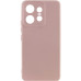 Накладка (з мікрофіброю) Silicone Cover Lakshmi Full Camera для Motorola Edge 50 Pro- рожевий пісок