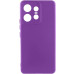 Накладка (з мікрофіброю) Silicone Cover Lakshmi Full Camera для Motorola Edge 50 Pro- фіолетовий